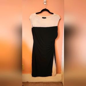 Black and white slim Dress size 8